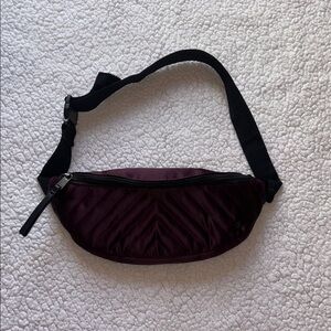 Athleta Quilted Crossbody Bag - Dark Purple